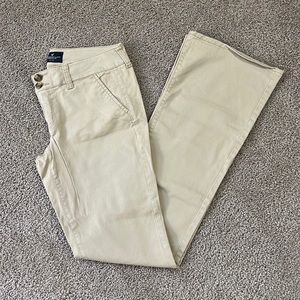 American Eagle outfitters khaki pants (2 long)
